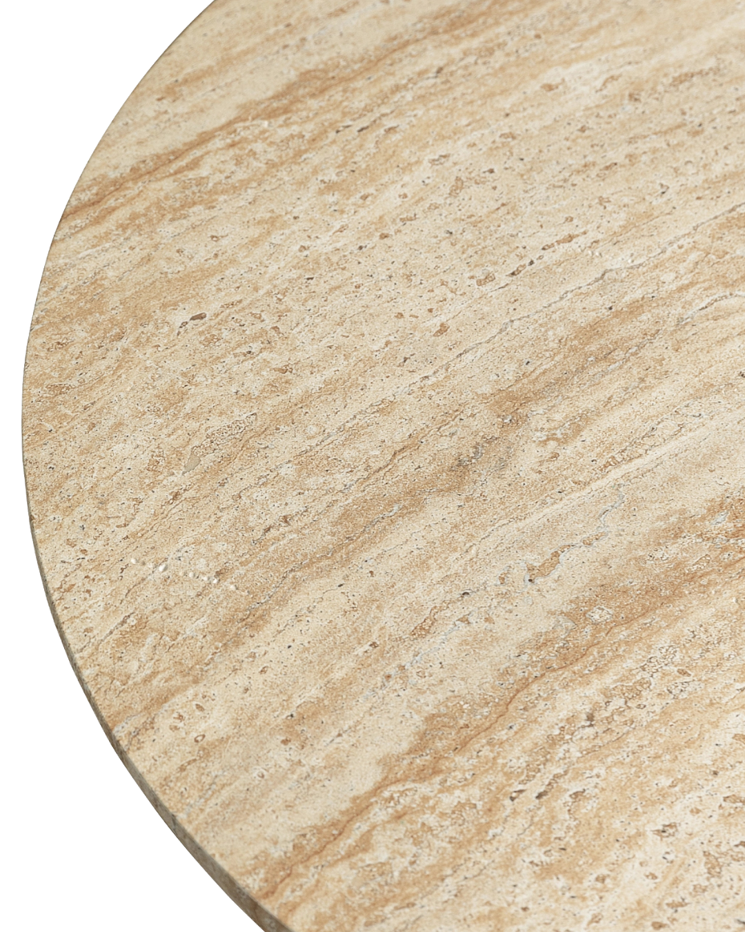Fiberstone Round Pedestal Coffee Table