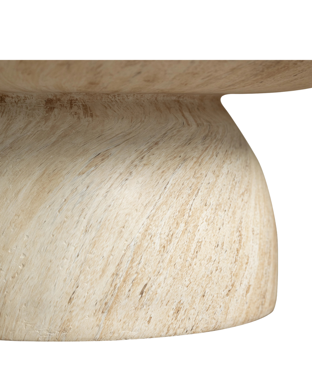 Fiberstone Round Pedestal Coffee Table
