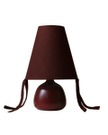 Burgundy Bows Table Lamp