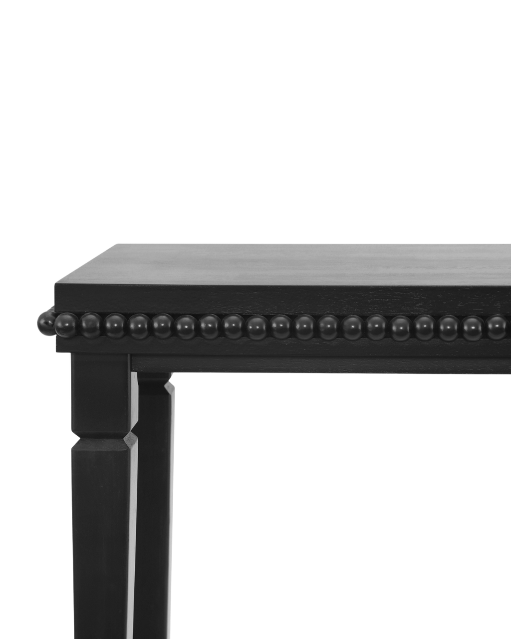 Console Table with Beaded Trim