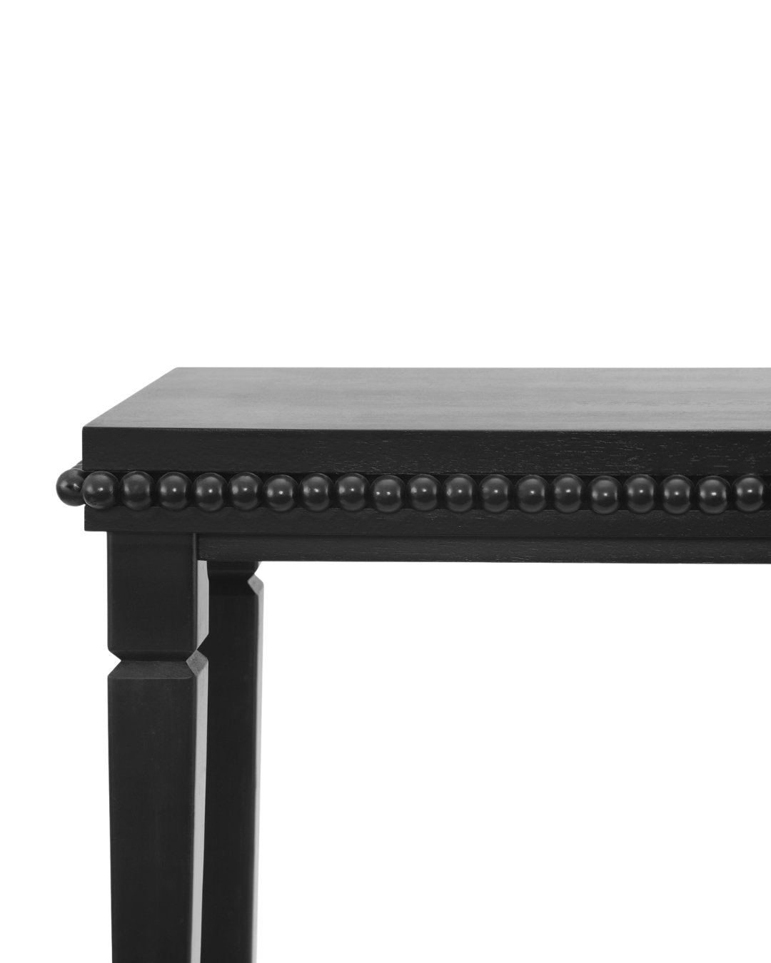 Console Table with Beaded Trim