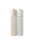 Artisan Wood White Mango Salt & Pepper Mill Set