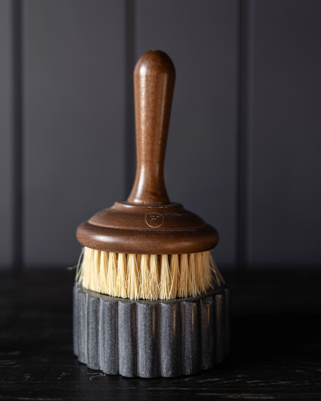 Black Marble Fluted Soap Dish