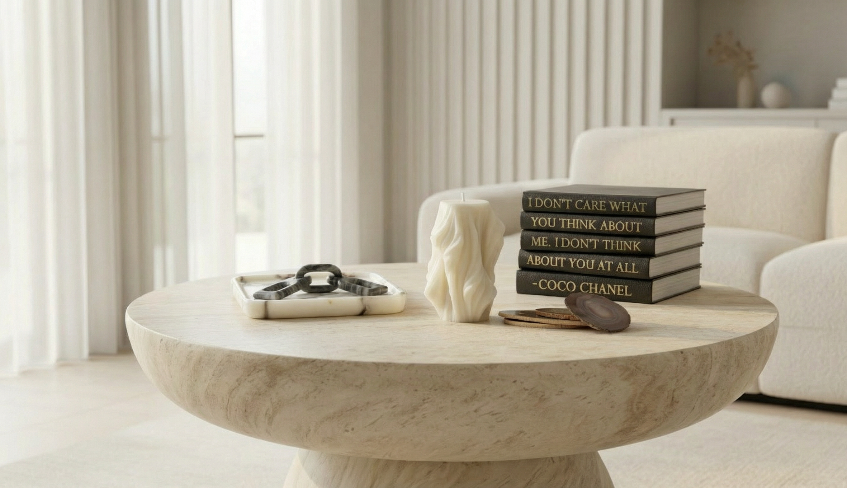 Natural Agate Coasters